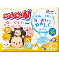 Baby Wet Wipes Goon 99% Pure Water 3x70 (210 counts)